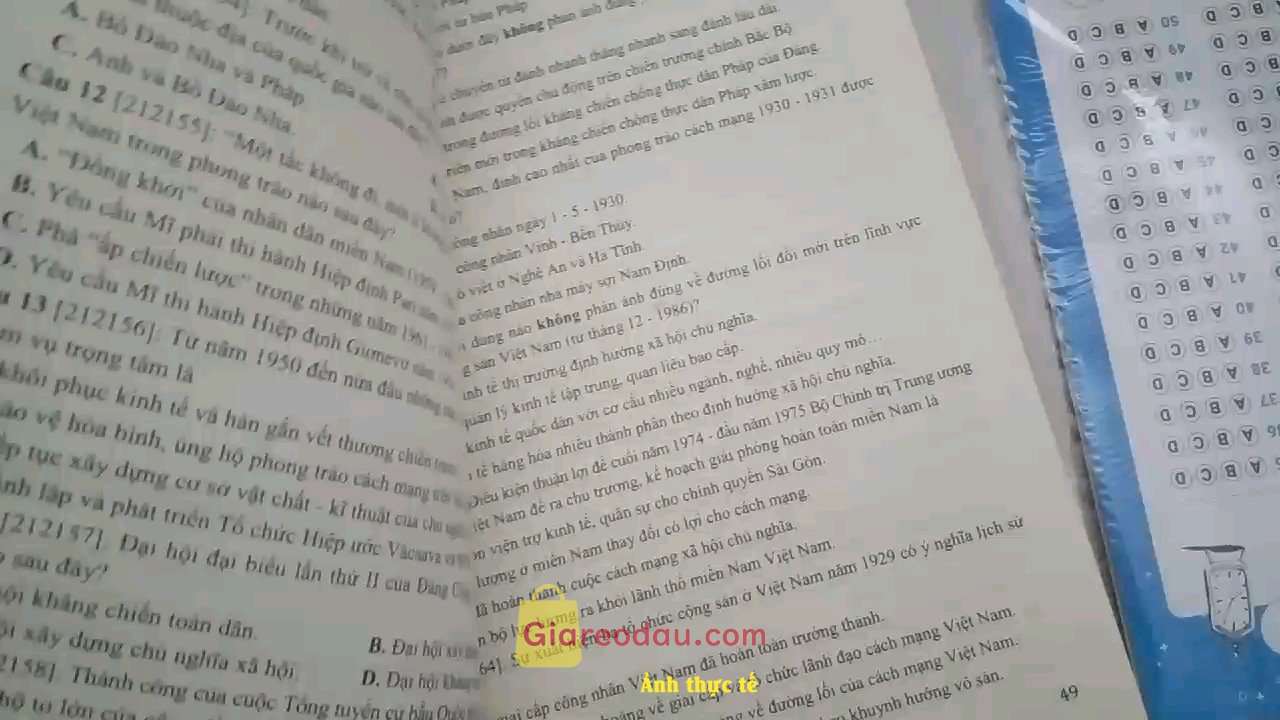 Giảm giá [Mã giảm 26%] Bộ đề minh họa ôn luyện thi THPTQG 2024: 50 đề minh họa môn Địa lý - Sách ID. Sách đẹp , giao hàng nhanh ,hàng về không bị móp méo.Đề luyện bám. 