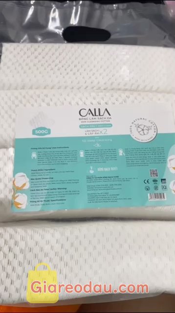 Giảm giá [Mã giảm 22%] Bông tẩy trang làm sạch da Bông Bạch Tuyết Calla Sạch Sâu 500Gr. Giao hàng nhanh đóng gói cẩn thận . Bông mềm ko có bụi cũng ko bị. 