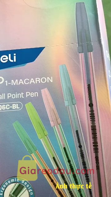 Giảm giá [Mã giảm 44%] Bút Bi Xanh Cute Pastel Siêu Rẻ Ngòi 0.7mm Nắp Đậy Màu Siêu Mướt Ghi Chép Tập Vở Sổ Tay Học Sinh Văn Phòng Deli EQ6C. Shop đóng gói cẩn thận, giao hàng nhanh, bút viết êm hàng chất lượng. 