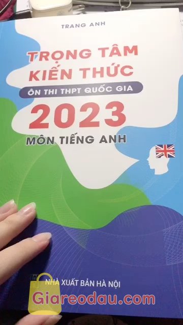 Giảm giá [Mã giảm 26%] Combo sách Bộ đề minh họa và tổng ôn cấp tốc  kiến thức Tiếng Anh 2024 cô Trang Anh - Sách ID. Quá là tuyệt vời, sách đẹp chữ viết in rõ, đóng gói kĩ và được. 