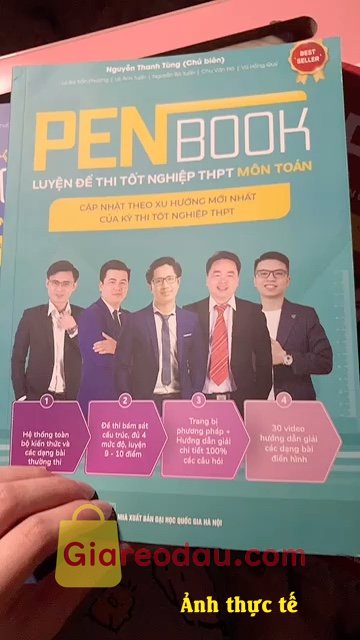 Giảm giá [Mã giảm 33%] [Mua 2 tặng 1] Combo sách KHỐI D7 PENBOOK Luyện đề thi tốt nghiệp THPT - luyện thi Đại Học bản 2024 môn Toán - Hóa - Anh. Sách hay, có lý thuyết bài tập, bộ đề thi các năm. Nên mua nhaaa.. 