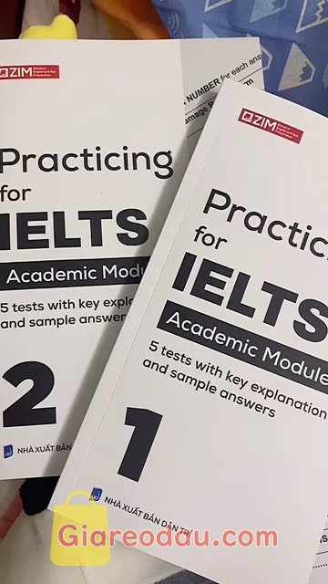 Giảm giá [Mã giảm 5%] Combo Sách Practicing for IELTS - Tuyển tập 10 đề thi IELTS kèm lời giải chi tiết. Sách oke lắm, giao hàng nhanh, sách học khá ổn có phần giải thích. 