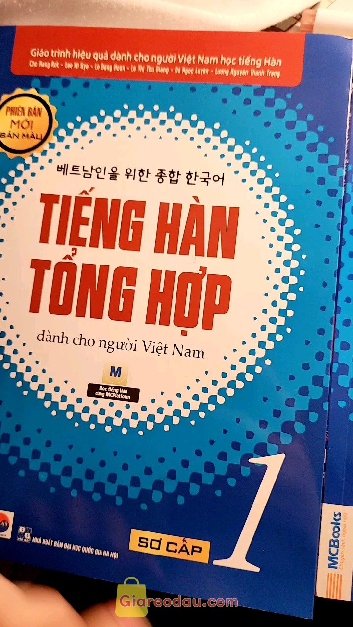 Giảm giá [Mã giảm 25%] Sách Combo Tiếng Hàn Tổng Hợp Dành Cho Người Việt Nam Tập 1-6 Giáo Trình Kèm Sách Bài Tập. Nội dung đầy đủ, bắt mắt, dễ học, giao hàng nhanh, được tặng. 
