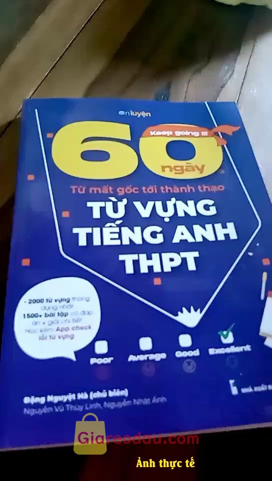 Giảm giá [Mã giảm 29%] Combo Từ vựng và Ngữ pháp Sách 60 ngày từ mất gốc tới thành thạo Tiếng Anh THPT Nhà sách Ôn luyện. Đóng gói cẩn thận, sách dày, đẹp, chưa học nên không biết ra sao. 