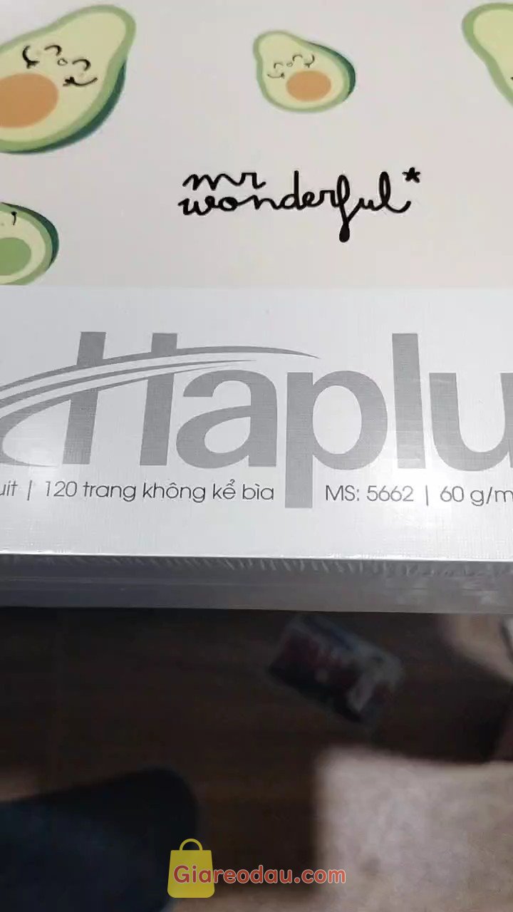 Giảm giá [Mã giảm 20%] HẢI TIẾN Lốc Vở kẻ ngang Haplus - Fruit (80 - 120 - 200 trang). Lúc giao thì cux sốc lắm nặng dễ sợ 3kg6 lun mà, lúc khui ra thì ta. 