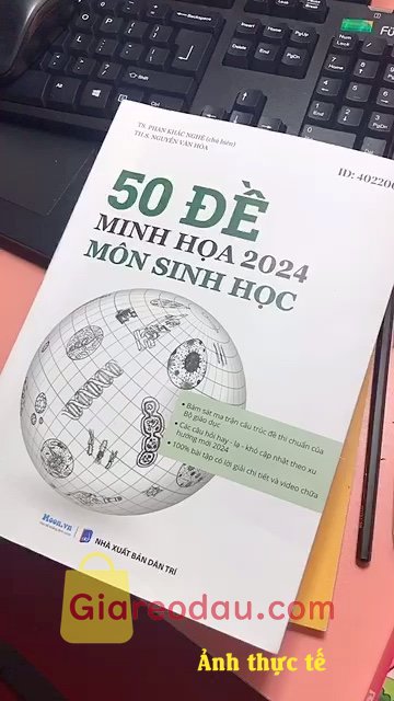 Giảm giá [Mã giảm 6%] Sách- 50 Bộ Đề Minh Họa Môn Sinh Học Bản Cập Nhật Ôn Thi THPT Quốc Gia Năm 2024. Đề minh họa rất hay! Có đáp án giải siêu chi tiết luôn mọi người. 