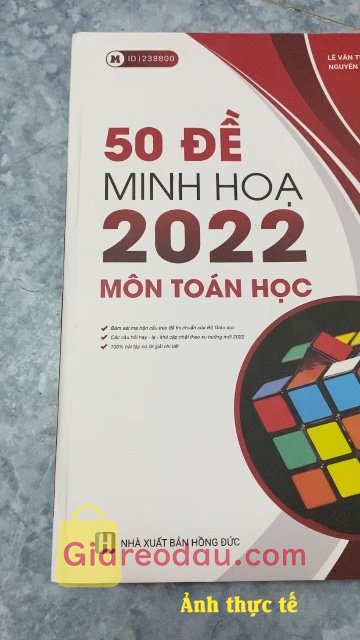 Giảm giá [Mã giảm 25%] Sách 50 Đề Minh Họa 2024 Môn Toán Học - Tặng Phiếu Trắc Nghiệm (MOON). Đẹp mê li chất lượng oke lắm nha mn ơi nên mua nha mại dzo mại dzo.. 