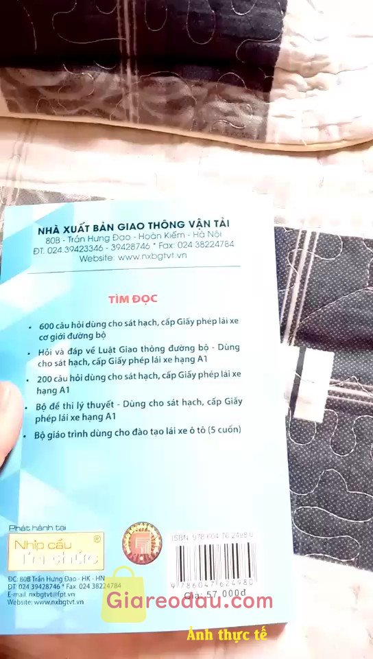 Giảm giá Sách 600 câu hỏi dùng cho sát hạch - cấp giấy phép lái xe cơ giới đường bộ (2020). Hình dùng tạm vì ko biết để quyển kia đâu rùi. Đánh giá chung vì. 