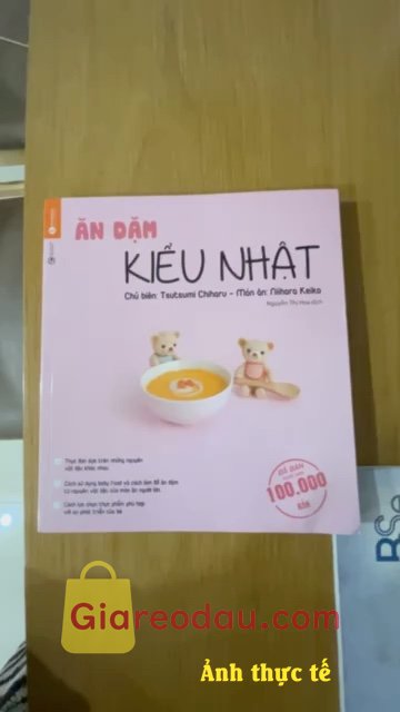 Giảm giá [Mã giảm 28%] Sách Ăn dặm kiểu Nhật (Có thực đơn ăn dặm kèm nội dung). Đóng gói cẩn thận, giao hàng nhanh. Hi vọng sách sẽ hữu ích cho mẹ. 