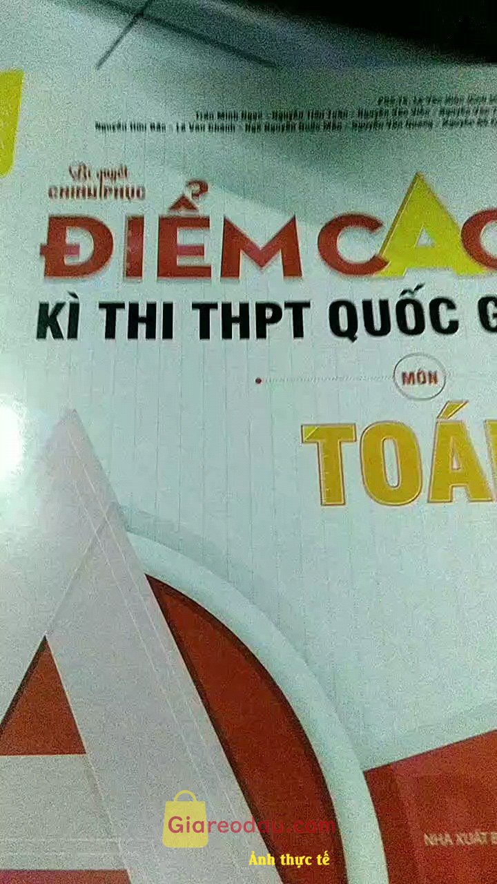 Giảm giá [Mã giảm 50%] Sách Bí quyết chinh phục điểm cao kì thi THPT Quốc gia môn Toán Tập 1. Giao hàng nhanh, đóng gói cẩn thận. Sách mới tinh còn nguyên cả mùi. 