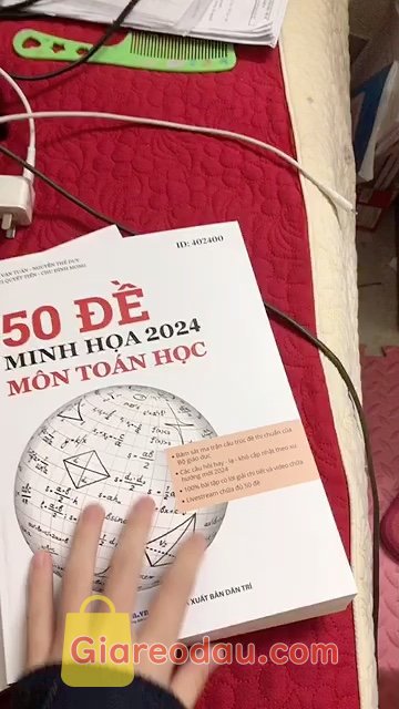 Giảm giá [Mã giảm 45%] Sách bộ đề minh hoạ ôn thi THPT 2024 môn Toán, Lý, Hoá, Sinh, Anh, Văn, Sử, Địa Moonbook. Thiết kế đẹp. Đa dạng bài tập. Gói hàng kĩ lưỡng. Quà tặng. 