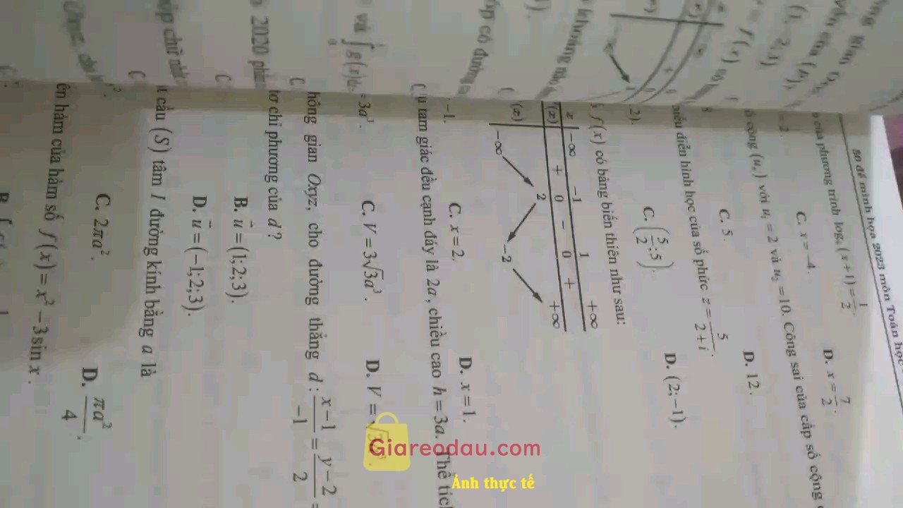 Giảm giá [Mã giảm 26%] Sách bộ đề minh họa ôn thi THPT QG 2023: Combo 2 sách môn Toán và Tiếng Anh cô Trang Anh Moonbook - Sach ID. Sách dày đẹp, ship hàng nhanh. Mk mua đúng hôm sale nên khá rẻ ns chung. 