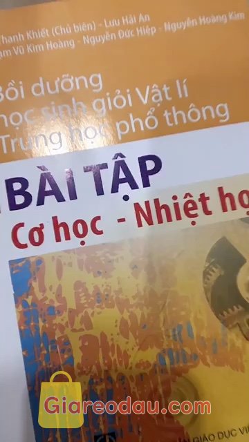 Giảm giá Sách Bồi Dưỡng Học Sinh Giỏi Vật Lí Thpt Nhiệt Học Và Vật Lí Phân Tử. Hàng rất ok . Hàng đẹp lắm, tư vấn nhiệt tình. Lần sau sẽ tiếp. 