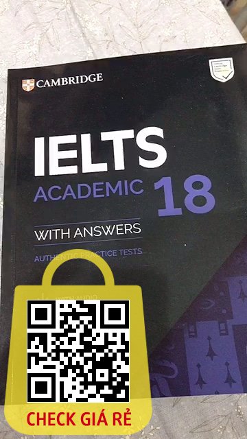 Giảm giá [Mã giảm 8%] Sách Cambridge English IELTS 18 Key and Explanation Giải thích chi tiết đáp án Cambridge IELTS 18. Đã nhận hàng từ shop, shop đóng gói cẩn thận, giao hàng nhanh, sách. 