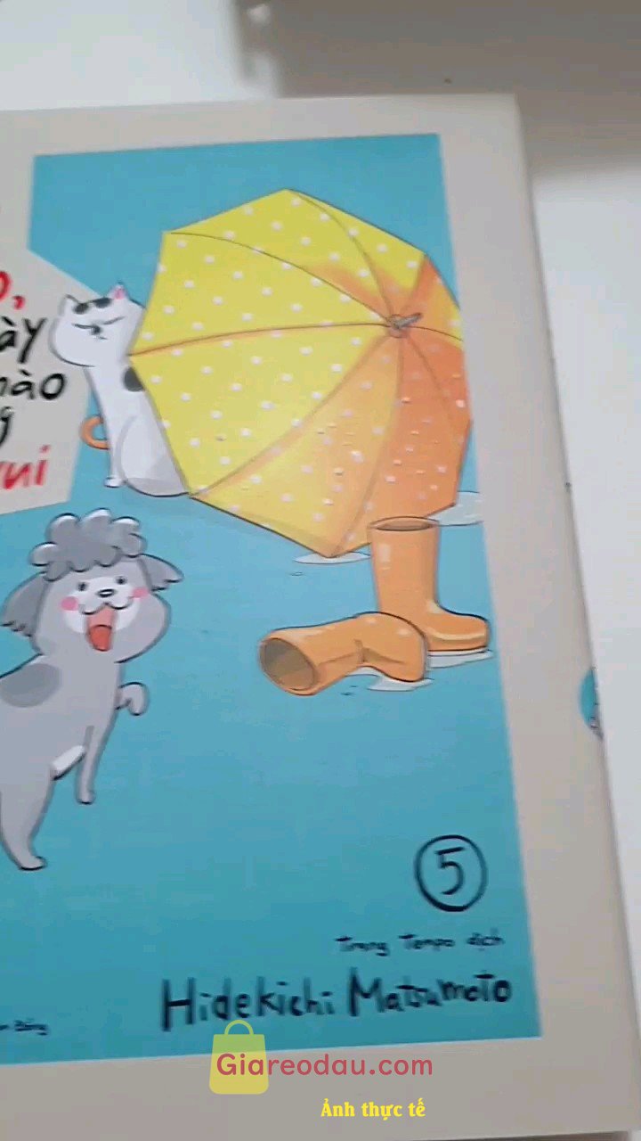 Giảm giá [Mã giảm 3%] Sách Có Chó Có Mèo, Ngày Nào Cũng Vui - Tập 5 - Tặng Kèm Bookmark. Truyện rất dễ thương, phù hợp với độ tuổi trẻ em. Đọc mắc. 