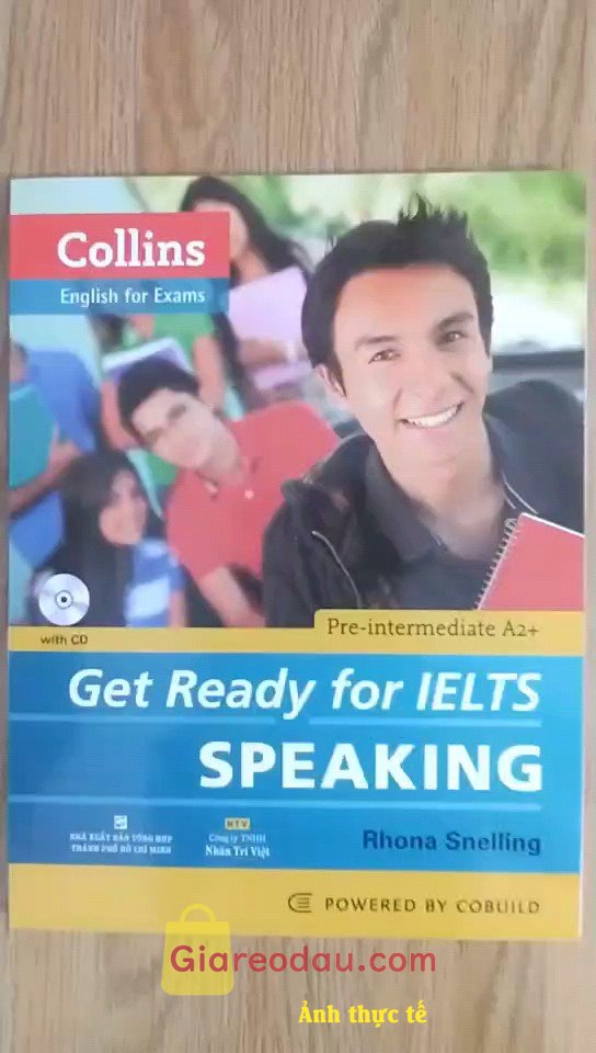 Giảm giá [Mã giảm 20%] Sách Collins Get Ready For IELTS Speaking. Mực in tốt, sách đẹp, giao hàng nhanh, shop đóng gói sản phẩm cẩn. 