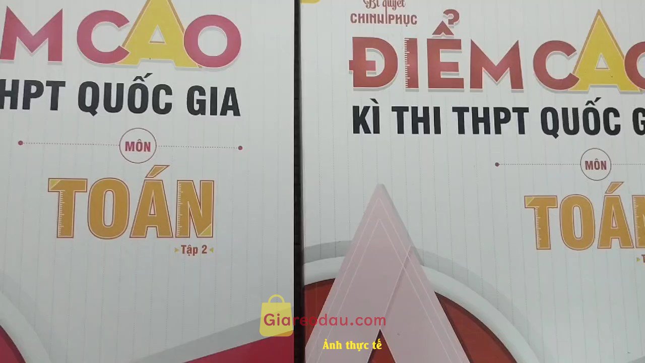 Giảm giá [Mã giảm 15%] Sách Combo 2 tập Bí quyết chinh phục điểm cao kì thi THPT Quốc gia môn Toán (Tập 1 - tập 2) Chính hãng CCbook. Sản phẩm chất lượng tốt, shop đóng gói kỹ lưỡng, thời gian giao. 