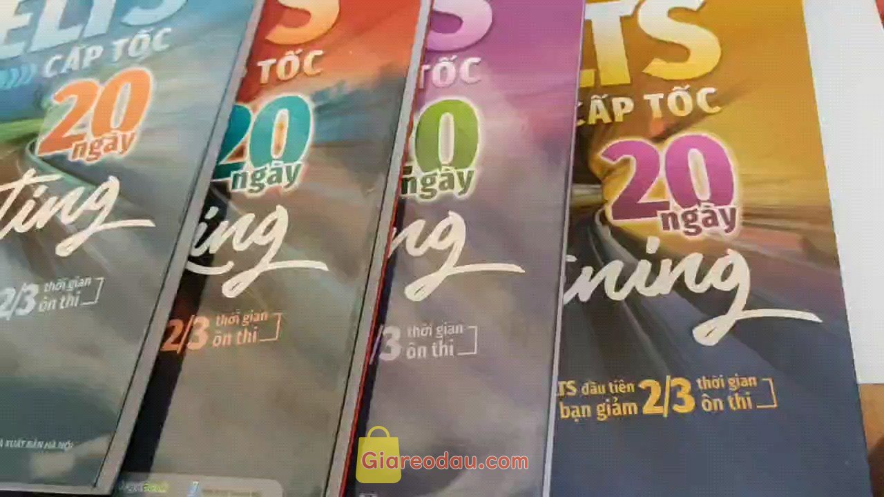 Giảm giá [Mã giảm 29%] Sách Combo 4 cuốn IELTS cấp tốc 20 ngày Listening, Speaking, Reading, Writing0. Đóng gói rất cẩn thận. Giao hàng nhanh nữa.. Phải nói phát hiện. 