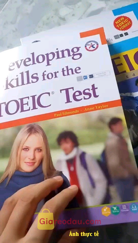 Giảm giá [Mã giảm 20%] Sách Developing Skills For The Toeic Test. Giao hàng nhanh, đóng gói cẩn thận. Được bao bọc kỹ càng, mới. 
