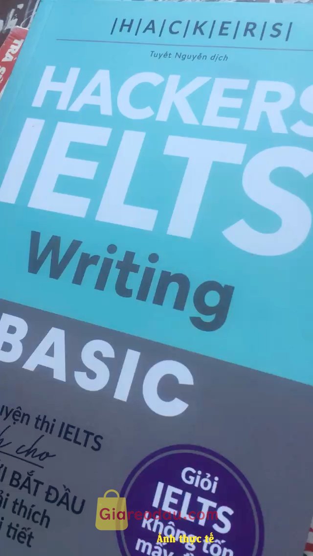 Giảm giá [Mã giảm 25%] Sách Hackers Ielts Basic Writing. Cuốn sách rất đẹp và phân chia một thời gian biểu cũng như một. 
