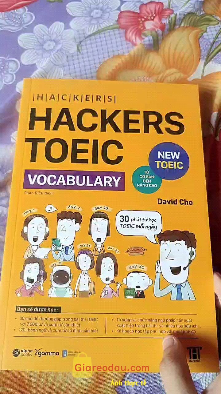 Giảm giá [Mã giảm 25%] Sách Hackers TOEIC Vocabulary ( tái bản). Sách được đóng gói cẩn thận, giá cả phù hợp, shop giao hàng nhanh,. 