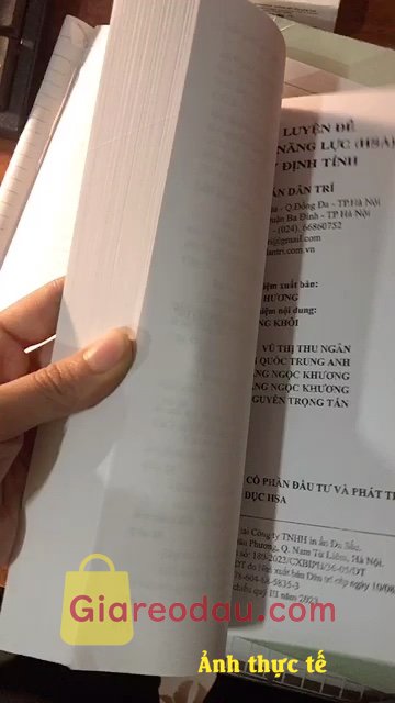 Giảm giá Sách Hướng dẫn luyện đề ôn thi Đánh giá năng lực HSA Phần Định tính (dành cho học sinh 2k6 2k7). . 