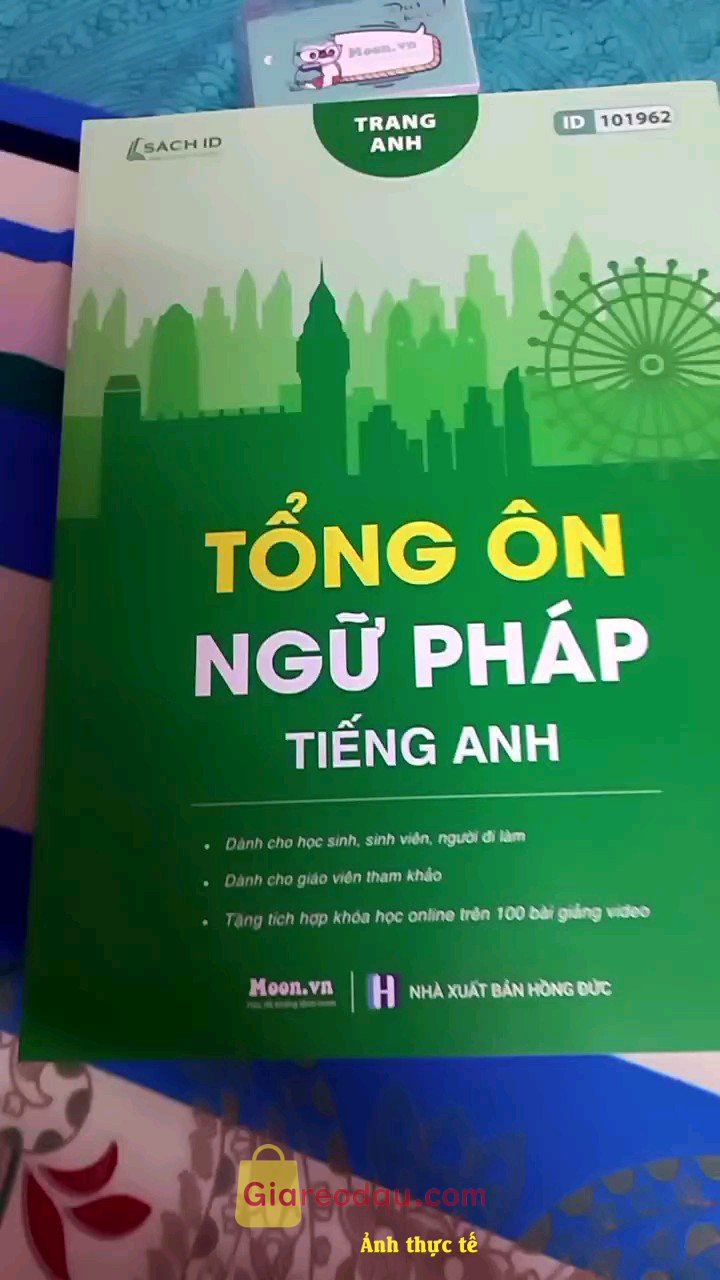 Giảm giá [Mã giảm 41%] Sách ID tiếng anh lớp 12 ôn luyện thi thpt quốc gia 2023 cô Trang Anh. Sách đầy đủ mọi kiến thức đê ôn lại lun á giúp ích dc cho việc. 