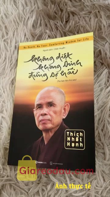 Giảm giá [Mã giảm 31%] Sách Không diệt không sinh đừng sợ hãi. Sách đóng gói đẹp, giao hàng nhanh, sách nội dung hay, ý nghĩa, nên. 