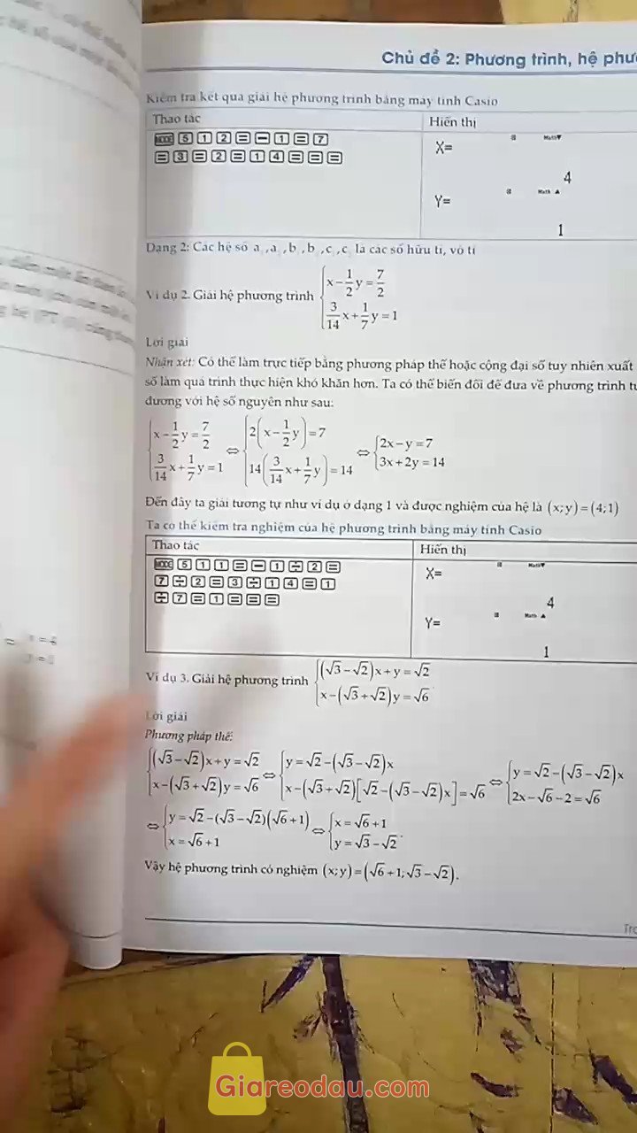 Giảm giá [Mã giảm 21%] Sách Lớp 9- Combo Cấp tốc 789+ thi vào 10 môn Toán và Chinh phục 8+ môn Toán luyện thi vào 10- Uribook. tui chưa đọc kĩ nma thấy sách khá oki,sách có mã để giải bài gì. 