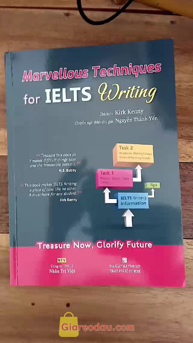 Giảm giá [Mã giảm 20%] Sách Marvellous Techniques For IELTS Writing. Sách đẹp, nguyên vẹn. Mình mới tập viết, được một thầy giáo. 