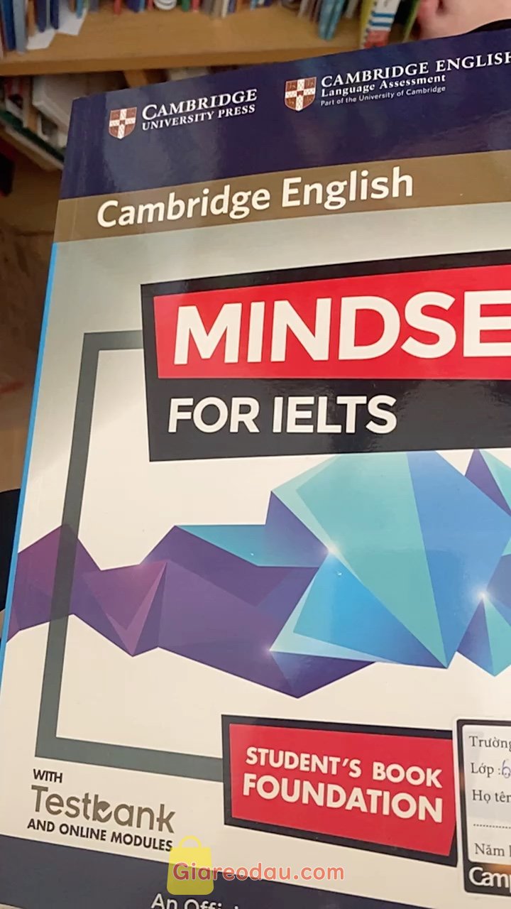 Giảm giá [Mã giảm 7%] Sách Mindset For IELTS - Foundation Student's Book With Testbank And Online Modules. Bìa sách đẹp mắt. Sách hay. Shop đóng gói cẩn thận. Mua scahs shop. 