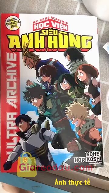 Giảm giá Sách Official Character Book - My Hero Academia - Học Viện Siêu Anh Hùng - Ultra Archive - Tặng Set Bookmark PVC+Sticker. Ship nhanh đóng gói ok đầy đủ không df cuốn này tranh màu xinh lắm.. 