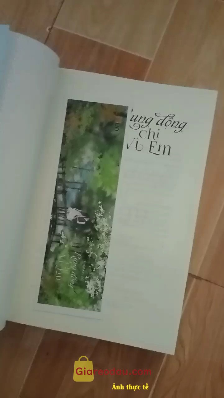 Giảm giá [Mã giảm 25%] Sách Rung Động Chỉ Vì Em. Eo ơi xinh dã man luôn í 🥰, đọc trên gg rồi mà giờ mới mua sách,anh. 