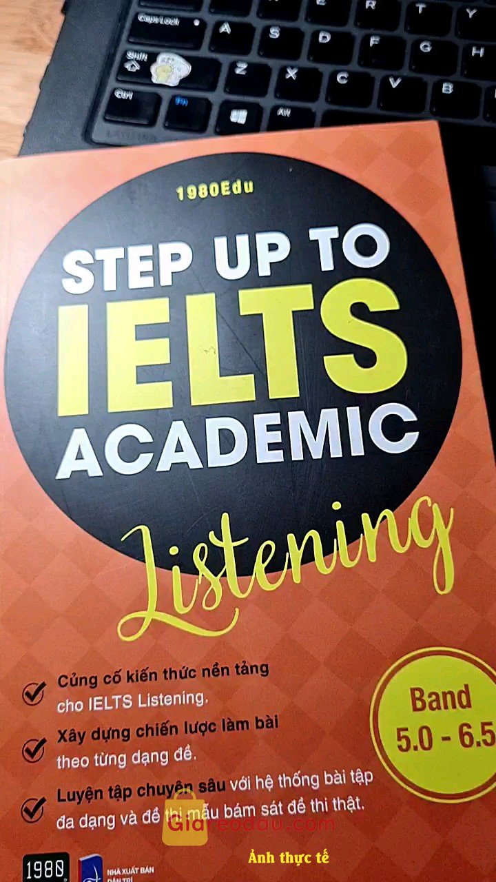 Giảm giá [Mã giảm 27%] Sách Step Up To IELTS Academic LISTENING. . 