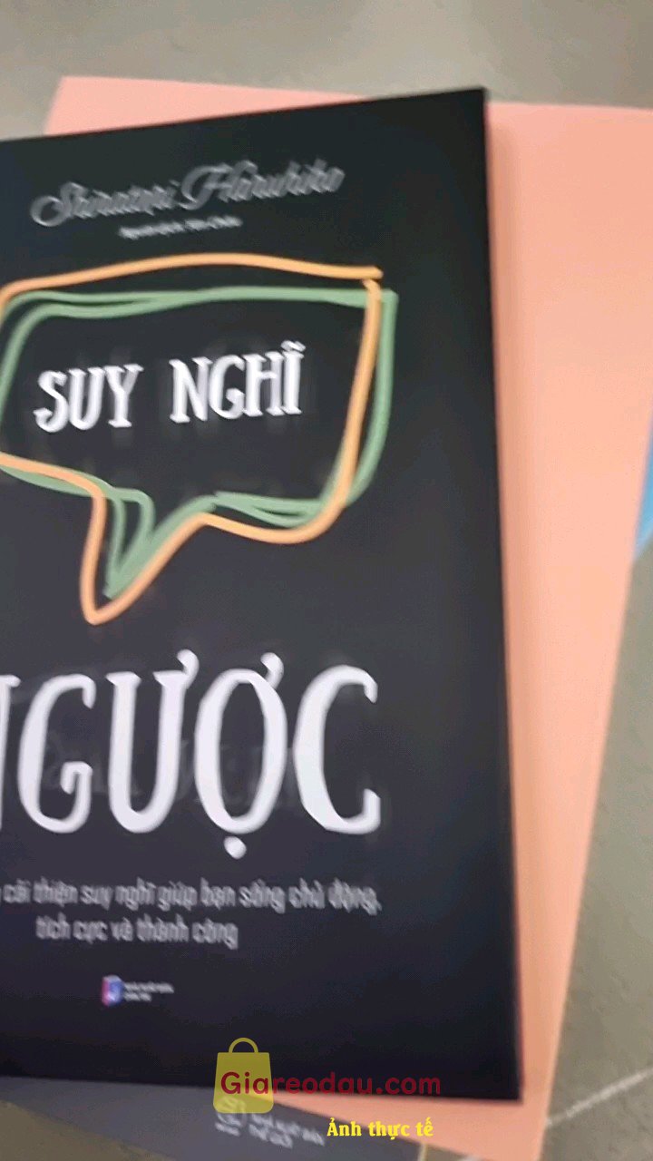 Giảm giá [Mã giảm 35%] Sách Suy Nghĩ Ngược - Cuốn Sách Cải Thiện Suy Nghĩ Giúp Bạn Sống Chủ Động, Tích Cực Và Thành Công. cuốn sách đều mang một giá trị mà không phải một vài hôm có thể. 