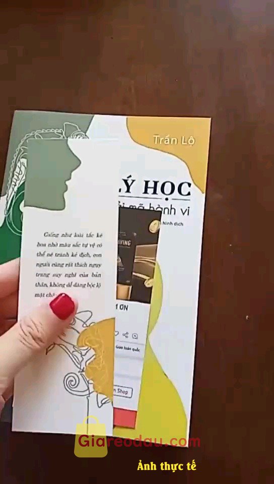 Giảm giá [Mã giảm 30%] Sách Tâm Lý Học Nghệ Thuật Giải Mã Hành Vi. Sách được đóng gói rất kỹ, nhìn mới, không bị chày xước hay. 