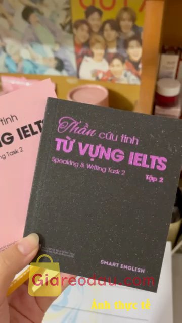 Giảm giá [Mã giảm 40%] Sách Thần Cứu Tinh Từ Vựng IELTS Kỹ Năng Nói Và Viết, IELTS Speaking & Writting Task 2, Dành Cho Band A1-B2 Tập 1 Và 2. Mới nhận được hàng hôm nay, thiết kế bao bì xinh. Bling bling đẹp.. 