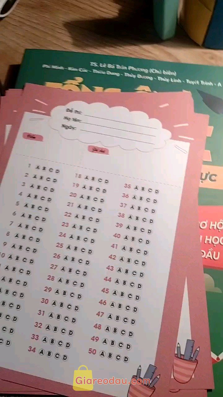 Giảm giá [Mã giảm 22%] Sách - Tổng Ôn Cấp Tốc Luyện Thi Đánh Giá Năng Lực Đại học Quốc Gia Hà Nội. Đóng gói kĩ càng cẩn thận, sách đẹp + được tặng 10 tờ answer. 