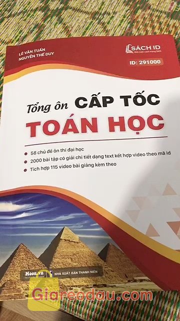Giảm giá [Mã giảm 26%] Sách tổng ôn toán học lớp 12 - ôn thi thpt quốc gia và luyện thi đánh giá năng lực năm 2022. Giao hàng nhanh chóng, đóng gói cẩn thận, chất lượng sản phẩm tốt,. 