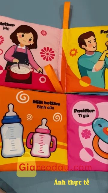 Giảm giá [Mã giảm 27%] Sách vải cho bé sơ sinh 0 đến 12 tháng Lalala baby - an toàn tuyệt đối - kích thước 12x11cm - 8 mặt sột soạt. MẪU MỚI. Sách màu đẹp và nhỏ xinh thôi . Hy vọng bé hợp tác. Hàng đẹp,. 
