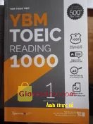 Giảm giá [Mã giảm 25%] Sách YBM Toeic Reading 1000 Vol 1. sản phẩm đóng gói cẩn thận,. sách mới và đẹp.. nội dung khá. 