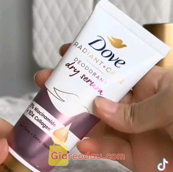 Giảm giá [Mã giảm 20%] Serum dưỡng sáng khử mùi cao cấp Dove dành cho nữ với 3% Niacinamide giúp da sáng mịn đều màu 40ml tốt như lăn khử mùi. Mình dùng khoảng 1 tuần đã thấy nách trắng hơn hẳn. Vì mới xài. 