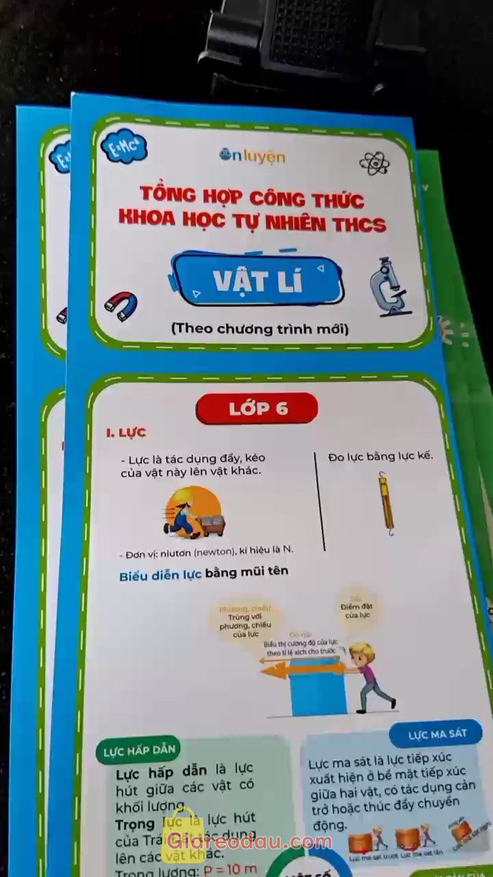 Giảm giá [Mã giảm 40%] Tờ Tổng Hợp Công Thức Vật Lí lớp 6, 7, 8 ( chương trình mới) dùng cho cả 3 bộ sách Kết nối, Chân trời, Cánh diều-ÔN LUYỆN. Giao hàng nhanh và đầy đủ. In rõ nét và đẹp. Sẽ ủng hộ tiếp. 