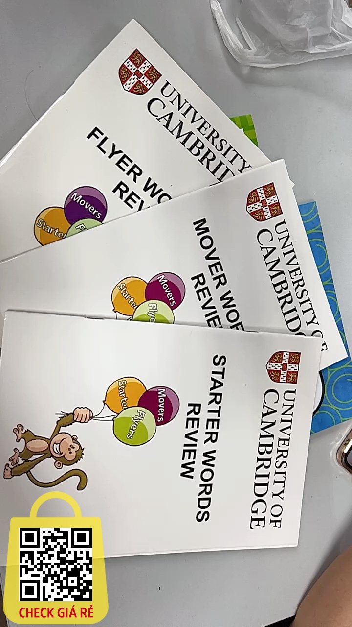 Giảm giá [Mã giảm 6%] Vở luyện viết tiếng anh theo cambridge ( starter mover flyer). Giao hàng nhanh, chất lượng sp tốt. Đã mua của shop nhiều lần. Chưa. 