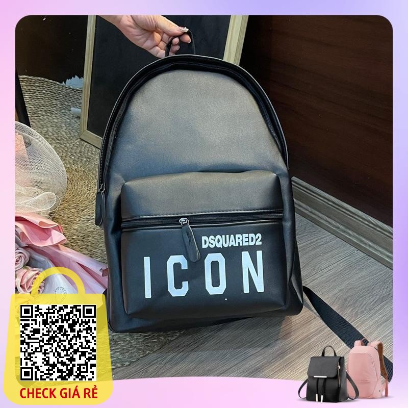 Balo Icon Thome Bbr Hót Trend Thời Trang Nam 2024-Balo Hoạ Tiết Chữ Nổi Chất Da Pu sẵn hàng