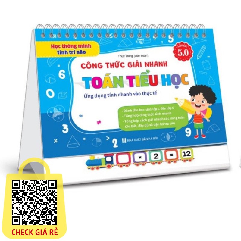 Bộ lịch CÔNG THỨC GIẢI NHANH TOÁN TIỂU HỌC (Phiên bản 5.0)