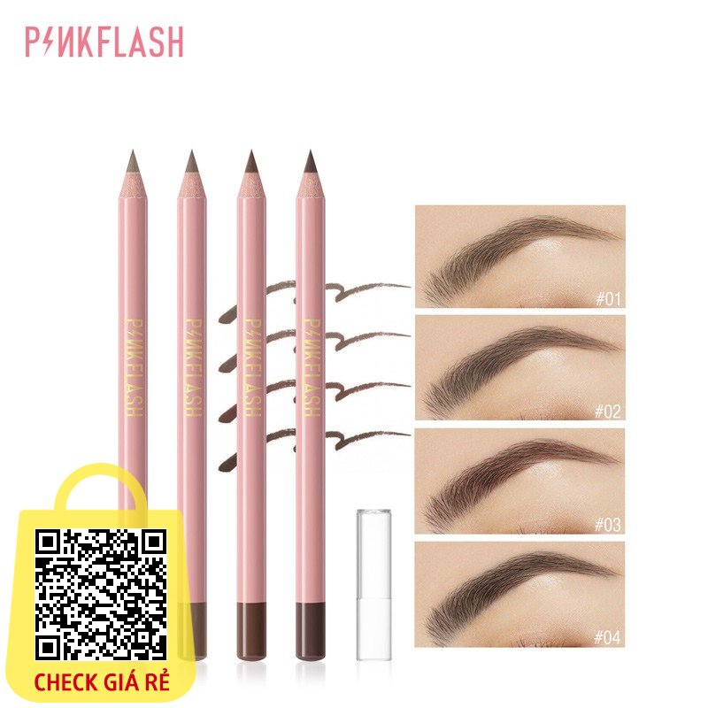 Bút kẻ lông mày PinkFlash chống thấm nước mềm mại bền bỉ