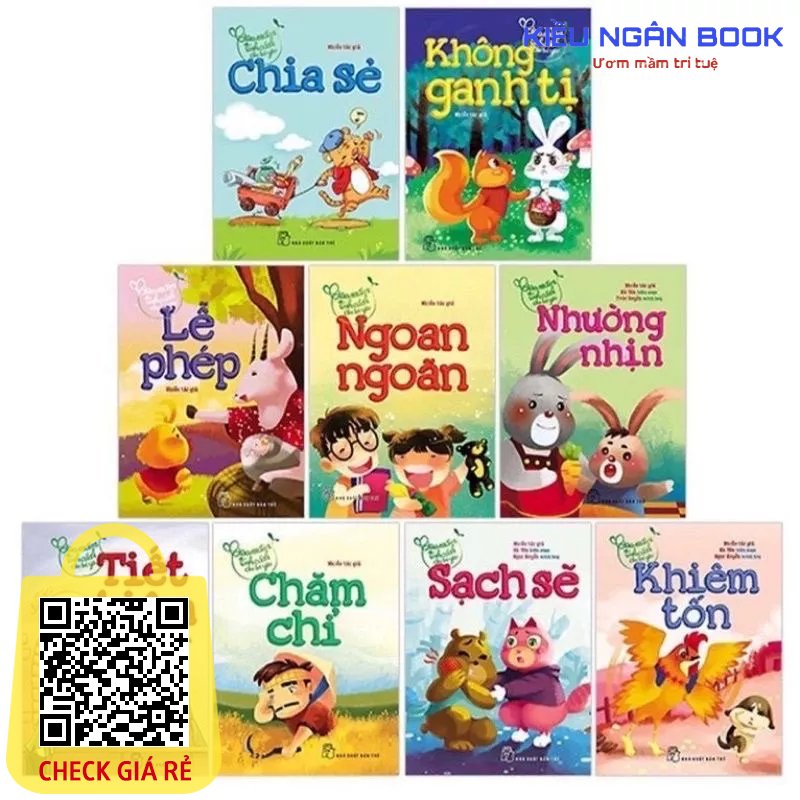 Sách Combo 9 Cuốn Gieo Mầm Tính Cách Cho Bé Yêu