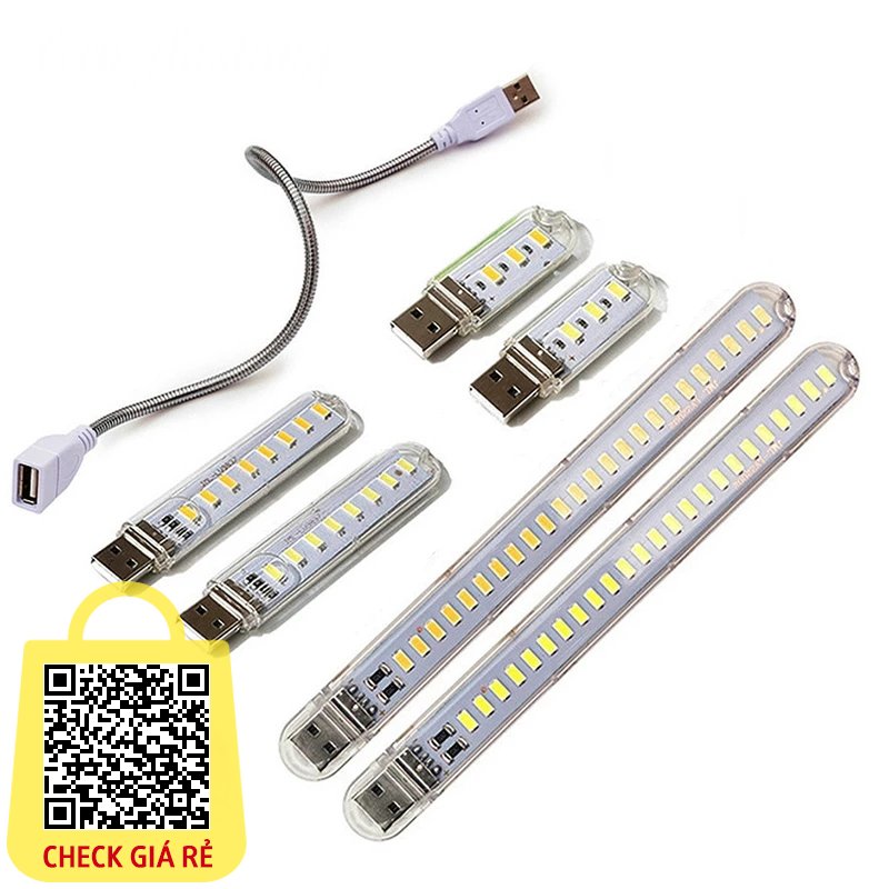 Den led Doc Sach mini usb dc 5v Sieu Sang Tien Dung Cho pc / Laptop